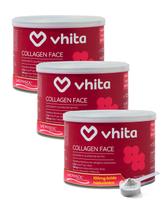 Colágeno Hidrolisado Verisol Com Ácido Hialuronico Em Pó Sabor Frutas Vermelhas 30 doses Vhita 3 unidades Colágeno Hidrolisado Verisol Com Ácido Hialuronico Em Pó Sabor Frutas Vermelhas 30 doses Vhita 3 unidades