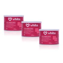 Colágeno Hidrolisado Verisol Com Ácido Hialuronico Em Pó Sabor Frutas Vermelhas 30 doses Vhita (3 unidades)