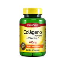 Colágeno Hidrolisado + Vit. C 400mg 60 Cápsulas - MaxiNutri - 571 Colágeno Hidrolisado + Vit. C 400mg 60 Cápsulas - MaxiNutri - 571