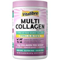 Colágeno Hidrolisado Vitalibre Multi Tipo I, II, III, V e X - 240g