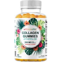 Colágeno Hidrolisado Vitamatic com Vitamina C e Zinco - 200mg