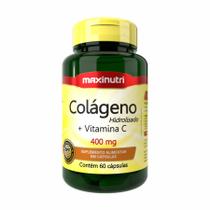 Colágeno hidrolisado + vitamina c - 60 cápsulas - maxinutri