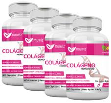 Colágeno Hidrolisado Vitaminas 330 Mg 120 Cápsulas Muwiz