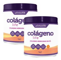 Colágeno Life Hidrolisado em pó 300g - FULLIFE NUTRITION TANGERINA