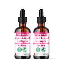 Colágeno Líquido com Biotina LIQUIDHEALTH - 100.000 mcg (2 Frascos) Colágeno Líquido com Biotina LIQUIDHEALTH - 100.000 mcg (2 Frascos)