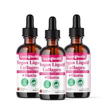 Colágeno Líquido com Biotina LIQUIDHEALTH - 100.000 mcg (3 Frascos) Colágeno Líquido com Biotina LIQUIDHEALTH - 100.000 mcg (3 Frascos)