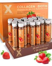 Colágeno Líquido XParadigm 3000 mg Biotina Ácido Hialurônico