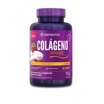 Colágeno Mastigável Sanavita sabor Morango. 72g 15 Porções
