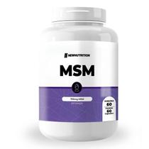 Colágeno MSM 750mg Articulação 60 Capsulas New Nutrition