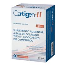 Colágeno Não Hidrolisado Cartigen Tipo II 40mg 90 Comprimidos
