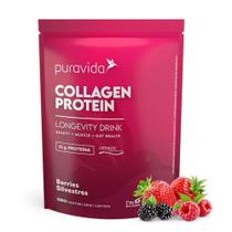 Colágeno Protein Berries Silvestres PuraVida 450g
