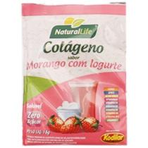 Colágeno Sabor Morango Com Iogurte Kodilar 216g - contém 12 saches de 18g cada - Kodilar