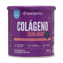 Colágeno Skin & Body Sanavita Neutro 300g Colágeno Skin & Body Sanavita Neutro 300g