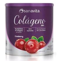 Colágeno Skin Cranberry 300g Sanavita - Colágeno Hidrolisado