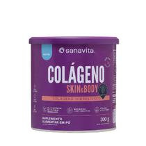 Colágeno Skin e Body Hidrolisado Neutro 300g Sanavita