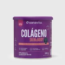 Colageno skin morango e acai - lata 300g Colageno skin morango e acai - lata 300g