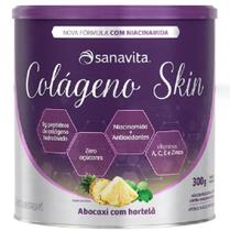 Colageno Skin Sabor Abacaxi com Hortelã de 330g-Sanavita