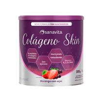 Colágeno Skin - Sabor Morango com Açaí 300g - Sanavita