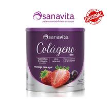 Colágeno Skin - Sanavita - Morango com Açaí - 300g