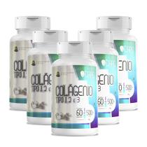 COLÁGENO TIPO 1, 2 E 3 - 500mg (60 Cápsulas) +CAPS