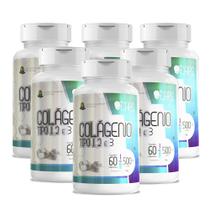 COLÁGENO TIPO 1, 2 E 3 - 500mg (60 Cápsulas) +CAPS COLÁGENO TIPO 1, 2 E 3 - 500mg (60 Cápsulas) +CAPS