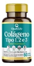 Colágeno Tipo 1,2 E 3 Com Vitamina C 60 Cápsulas Qualylife