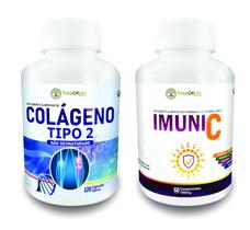 Colágeno Tipo 2 120 Cápsulas 40mg Imuni C D Arginina Zinco 60 Comprimidos 1000mg Colágeno Tipo 2 120 Cápsulas 40mg Imuni C D Arginina Zinco 60 Comprimidos 1000mg