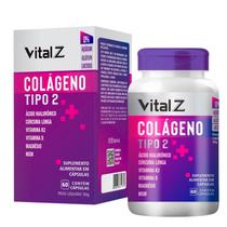 Colágeno Tipo 2 60 Cápsulas Ácido Hialurônico MSM Vitaminas K2 e D Suplemento Natural Colágeno Tipo 2 60 Cápsulas Ácido Hialurônico MSM Vitaminas K2 e D Suplemento Natural
