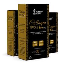 Colágeno Tipo 2 Collagen Pró 3x30capsulas Alisson Nutrition