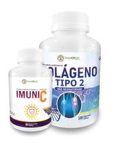 Colágeno Tipo 2 II 120 Cápsulas 40mg Imuni C Vitamina C D Arginina Zinco 60 Comprimidos 1000mg Colágeno Tipo 2 II 120 Cápsulas 40mg Imuni C Vitamina C D Arginina Zinco 60 Comprimidos 1000mg