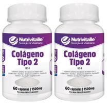 Colágeno Tipo 2 Nutrivitalle 60 Cápsulas Kit 2 Unidades