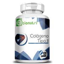 Colágeno Tipo 2 Premium 120 Cápsulas 500Mg Bionutri Original