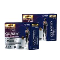 Colageno tipo 2 + vitamina d + magnésio - prevent pharma (2 caixas) Colageno tipo 2 + vitamina d + magnésio - prevent pharma (2 caixas)