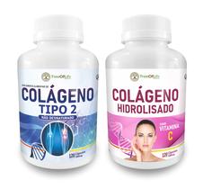 Colágeno Tipo I Hidrolisado 500mg Colágeno Tipo II 2 Não Desnaturado 40mg 240 Cápsulas Colágeno Tipo I Hidrolisado 500mg Colágeno Tipo II 2 Não Desnaturado 40mg 240 Cápsulas