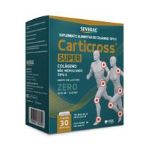 Colágeno Tipo II 30 cápsulas - Articulações Cartilagens Inflamações Ossos - Carticross Super40mg Several - EGV Pharma