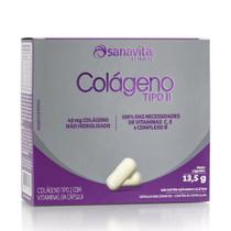 Colageno tipo ii - 30 capsulas sem corante - Sanavita