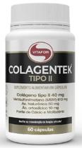 Cólageno Tipo II 40 mg UC de 750 mg (Colagentek) com 60 Cápsulas-Vitafor Cólageno Tipo II 40 mg UC de 750 mg (Colagentek) com 60 Cápsulas-Vitafor