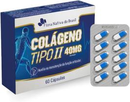 Colágeno Tipo II 60 Capsulas de 400mg Flora Nativa