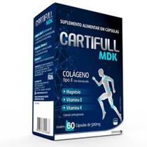 Colágeno Tipo II Cartifull MDK Suplemento Ossos e Articulações 60 Cáps