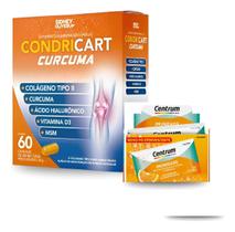 Colágeno tipo ii curcuma ácido hialurônico vit d3 msm leve também vitamina c