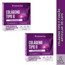 Colágeno Tipo II Função Articular Sanavita 30 Cápsulas