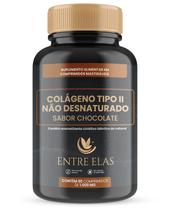 Colágeno Tipo II Não Desnaturado - Mastigável sabor Chocolate com 90 Comp.
