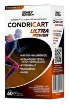 Colágeno Tipo Ii + Vitamina D3 + Magnésio + Ácido Hialurônico + Msm Condricart Ultra Power 60 Cápsulas Sidney Oliveira S