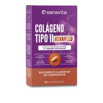 Colágeno Tipo ll Advanced 30 Comprimidos Sanavita Colágeno Tipo ll Advanced 30 Comprimidos Sanavita