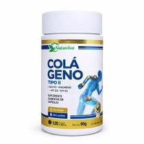 Colágeno Tipo ll Cálcio magnésio Vitamina D3 Vitamina K2 120 cápsulas 500mg Natuvitae Colágeno Tipo ll Cálcio magnésio Vitamina D3 Vitamina K2 120 cápsulas 500mg Natuvitae