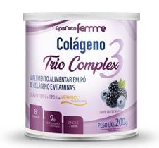 Colágeno Trio Complex Sabor Frutas Negras 200g Apisnutri