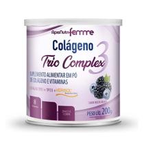 Colágeno Trio Complex3 (200g) - Sabor: Frutas Roxas Colágeno Trio Complex3 (200g) - Sabor: Frutas Roxas