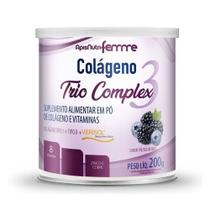 Colágeno Trio Complex3 200g Sabor Frutas Roxas Colágeno Trio Complex3 200g Sabor Frutas Roxas