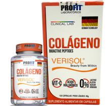 Colageno Verisol 120 Capsulas Profit Laboratórios Pote Vitamina C