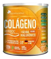 Colágeno Verisol + Acido Hialurônico 100mg em pó Sabor Tangerina Flora Nativa Do Brasil